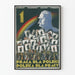 Vintage Polish propaganda poster on work and national commitment