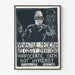 Vintage poster van Hippocratische preventieve geneeskunde