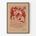 Vintage poster 'Thema van het Oude India' Quatzarts 1922