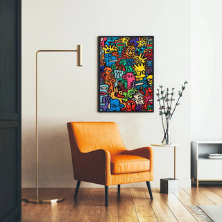 Pop Art Poster - Univers der Figuren