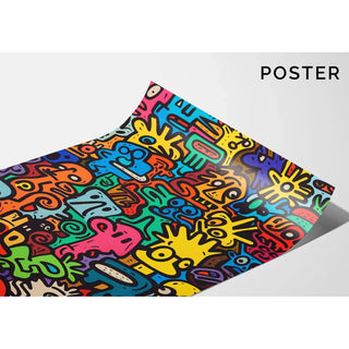Pop Art Poster - Univers der Figuren