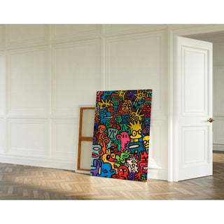 Pop Art Poster - Univers der Figuren