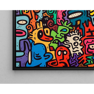 Pop Art Poster - Univers der Figuren