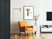 Decoratieve poster Raphabil - Zwarte radijs en groene bladgroei