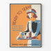 Vintage poster Ready to Serve - Demonstratie van huishoudelijke service