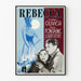 Vintage filmposter Rebecca door Alfred Hitchcock - Retro filmdecoratie voor aan de muur