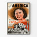 Vintage Miss America Poster with Shirley Temple