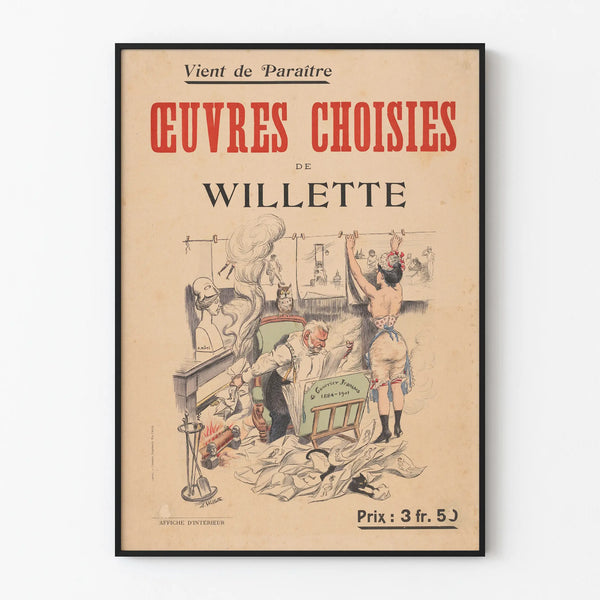 reclamebiljet-voor-de-oeuvres-choisies-van-adolphe-leon-willette