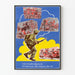Vintage militaire wervingsposter met soldaat in actie