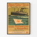 Vintage Red Star Line Poster - Antwerp to America Voyage