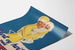 Vintage poster van Persil baby en mama in de winter