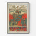 Kleurrijk decoratief poster met symbolische beloning