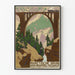 Vintage poster Rhaetische Bahn - Davos-Filisur Viaductbrug in Zwitserland