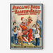 Vintage poster of Cirque Ringling Bros and Barnum & Bailey with clown and children