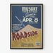 Vintage theaterposter Roadside - Retro muurdécor Artem Legrand
