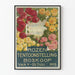 Vintage poster of the rose exhibition in Boskoop 1913