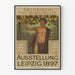Vintage poster Saksisch-Thüringse Industrie- en Nijverheidstentoonstelling 1897