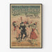 Vintage poster of the Grand Masquerade Ball in Charleroi by Société l'Avenir