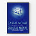 Vintage poster Santal Monal Prostal Monal in methylene blue