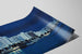 Miami Beach Night Skyline Poster — artwork view