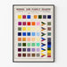 Retro Educational Poster of Primary and Secondary Colors