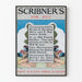 Vintage poster Scribner's voor juli - Klassieke wanddecoratie