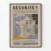 Franse politieke propagandaposter 1937 Stem Communist
