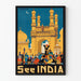 Vintage poster See India - Hyderabad Charminar Gate
