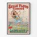 Poster Cirque Sells Floto - Mlle Beeson Evenwichtskunstenares aan het koord