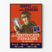 Vintage oorlogsposter - Spaarcertificaten en spaarzegels