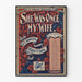 Vintage Poster She Was Once My Wife - Muzikale Muurdecoratie