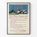 Militaire propagandaposter met oorlogsschepen