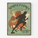 Vintage poster Simplicissimus geïllustreerde Wochen Schrift