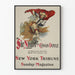 Vintage poster Sir Nigel door Conan Doyle voor New York Tribune