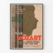 1928 Mozart Cycle by Henri Dormoy — framed poster on a white wall