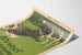 Vintage agricultural calendar poster Menzel 1899 with cows