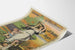 Vintage poster bron Source La Véritable van het Bassin van Vichy naar Saint-Yorre