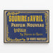 Vintage poster Sourire d'Avril Parfum Nouveau Viville — ingelijst kunstwerk aan de muur