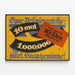 Vintage poster Spar-Prämienanleihe 10 keer 1.000.000 hoofdprijzen — ingelijst kunstwerk aan de muur