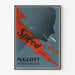 Vintage reclameposter Speed Mixed Cigarett 40 Ore