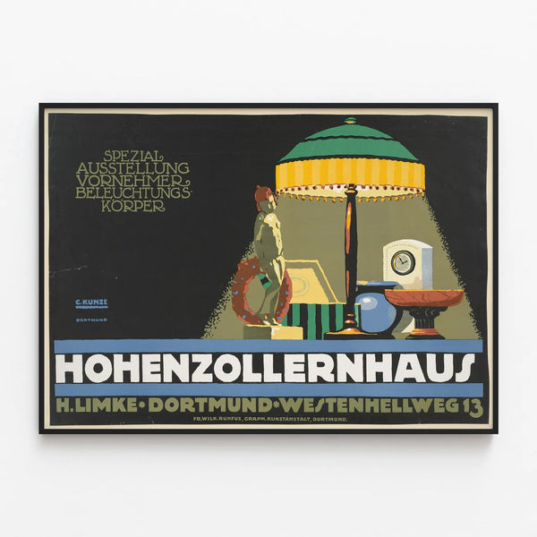 spezialausst-vornehmer-beleuchtungskorper-hohenzollernhaus-dortmund-h-limke