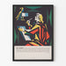 Decoratief poster Saint Jean in kleurrijke grafische stijl
