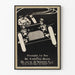 Vintage Poster Advertising Cigarette Black & White National Road