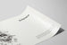 Minimalistische Poster Subpoena - Wanddecoratie Tekst Zwart en Wit — weergave van het kunstwerk