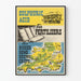Vintage poster of Sulfuric Acid for fertilizers, cultivation, and agriculture