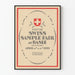 Vintage Zwitserse Monsterbeurs Basel 1921 Poster