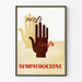 Sympathocrine Poster - Vintage Stijl Grafische Muurdecoratie