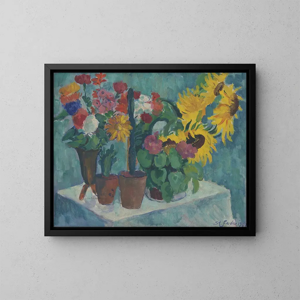 Natuurstudie - Stefan Fodor — ingelijst kunstwerk aan de muur