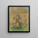 With a Cross - Stefan Polkorb — framed artwork on a wall