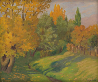 Landschapschilderij Herfst - Stefan Polkorb — weergave van het kunstwerk